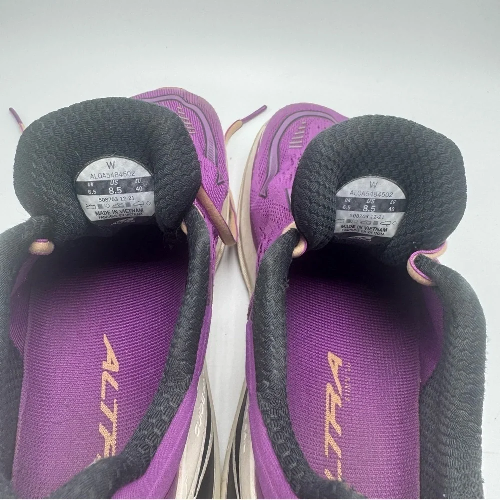 ALTRA Paradigm 6 Women's Road Running Shoe Size 8.5 Purple Zero Drop Sneaker